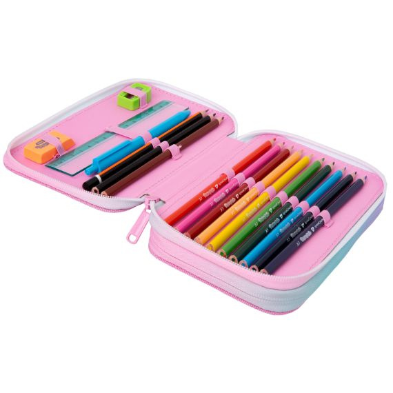 Piórnik szkolny podwójny z wyposażeniem CoolPack Jumper 2 Tie Die F066912