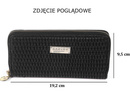 Pikowany portfel damski Galarti 14884 Czarny