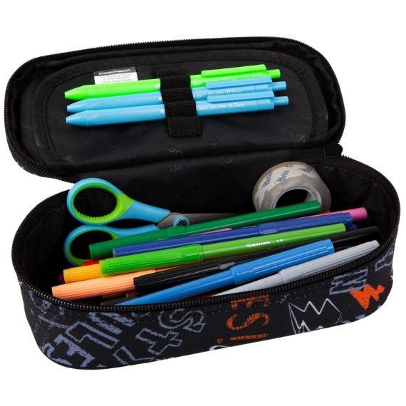 Pencil case CoolPack Campus Camo Mesh Yellow 98410CP No. B62068