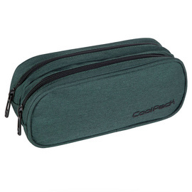 Piórnik szkolny dwukomorowy CoolPack Clever Snow Green E65022