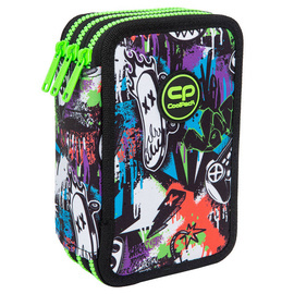 Piórnik szkolny potrójny z wyposażeniem CoolPack Jumper 3 Peek a Boo F067675
