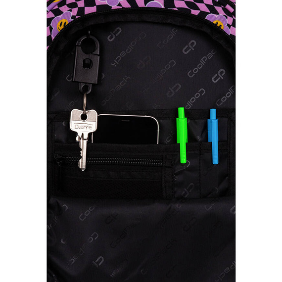 Plecak młodzieżowy szkolny CoolPack Factor Purple Pot F002819