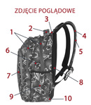 Plecak szkolny Coolpack Prime Ribbon Grid 87902CP nr A297