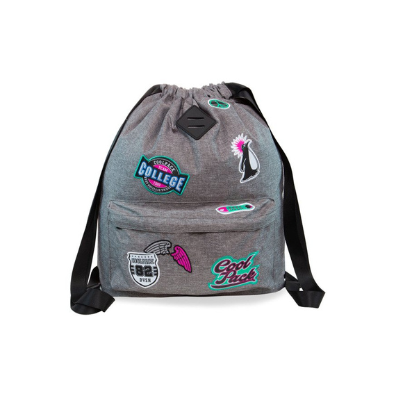 Plecak miejski CoolPack Urban Badges Girls Grey 28389CP nr B73058