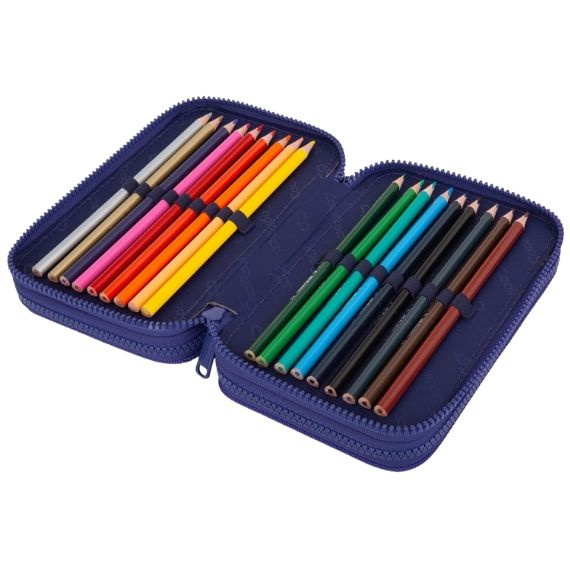 Piórnik potrójny z wyposażeniem CoolPack Jumper 3 American Retro F067901