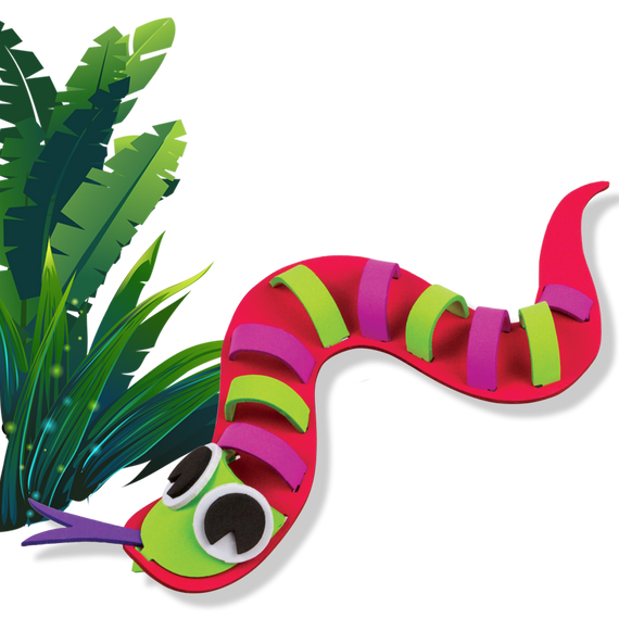 Zestaw piankowy EVA – Stwory z dżungli  Colorino Kids 36766PTR	