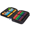 Piórnik szkolny podwójny z wyposażeniem CoolPack Jumper 2 Football Blue 2 D066336