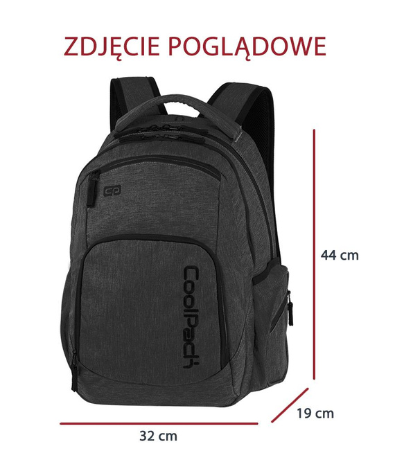 Plecak młodzieżowy Coolpack Break Camouflage Tangerine 88794CP nr A339