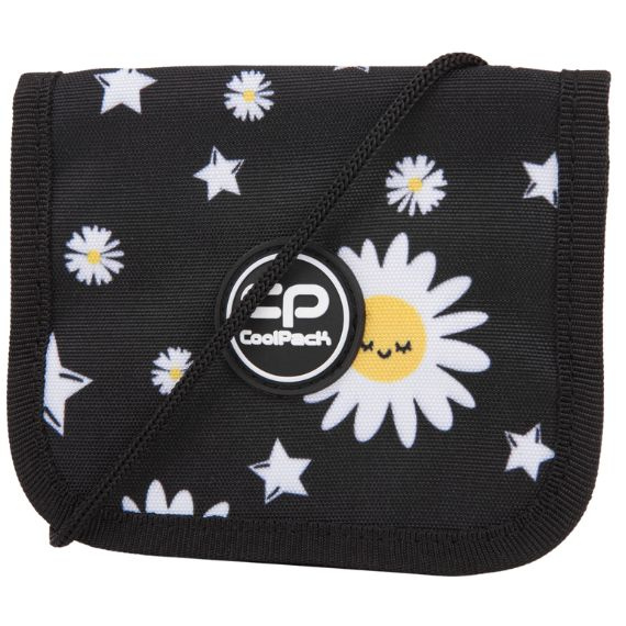 Portfel na szyję Coolpack Nill Daisy Black F134817