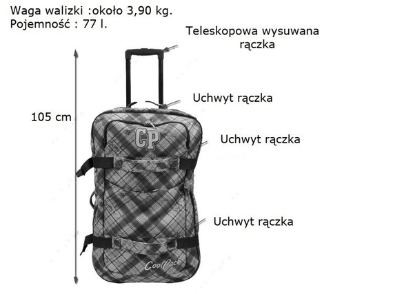 Walizka duża Coolpack Vagabond Stratford 45575CP nr 44