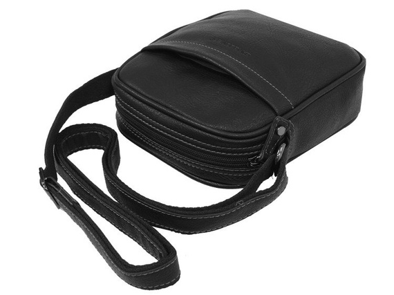 Męska mała torba na ramię David Jones 694401 Czarna