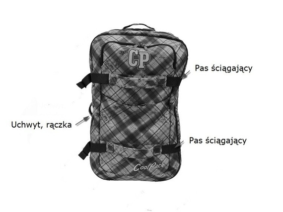 Large suitcase Coolpack Vagabond Rubin 46732CP No. 104