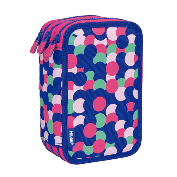 Piórnik 3-poziomowy z wyposażeniem Dotty Milan 081364DY