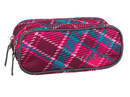 Piórnik szkolny Coolpack Clever Cranbeery check 77101CP nr 633