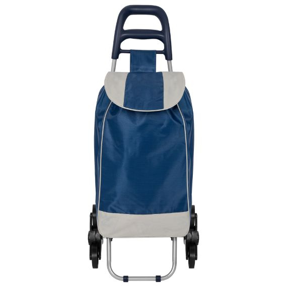 Wózek zakupowy na schody Black Horse granatowy DC-307B NAVY