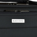Mała walizka na kółkach 20" Black Horse Lincoln KC-230069-20 czarna