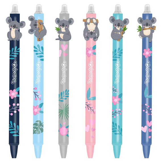 Długopis wymazywalny Colorino Koala mix 02688PTR