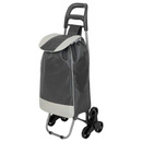 Wózek zakupowy na kółkach składany North Square Davidt's 732.325.34 Czarny