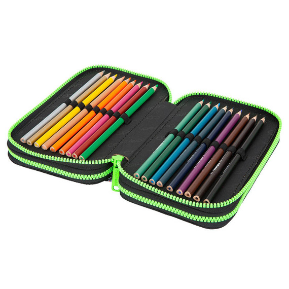 Piórnik szkolny potrójny z wyposażeniem CoolPack Jumper 3 Peek a Boo F067675