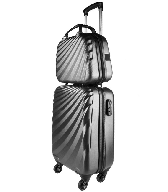 Kosmetyczka - kuferek usztywniany Vip Collection Seszele 14" Czerwona