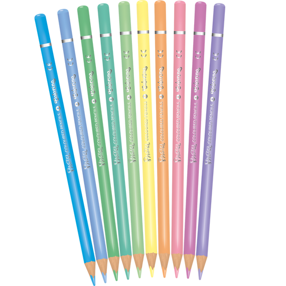 Kredki ołówkowe okrągłe 10 kol. Colorino Kids Pastel 80813PTR