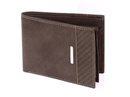 Skórzany portfel męski Sergio Tacchini brązowy K50TGDP029 TM