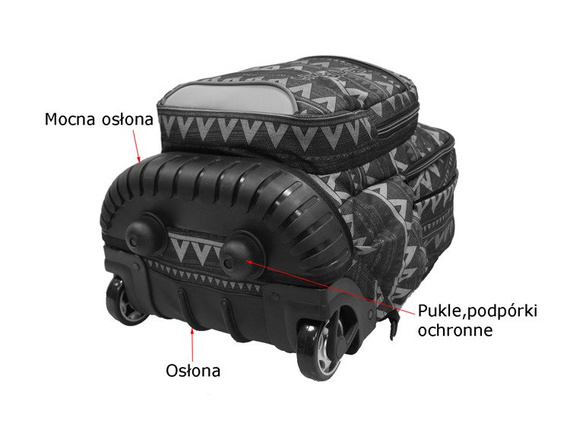 Plecak szkolny na kółkach Coolpack Swift Confetti 69151CP nr 898