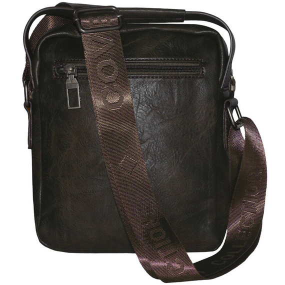 Torba męska na ramię Coveri CC5070-5_COFFE ciemnobrązowa