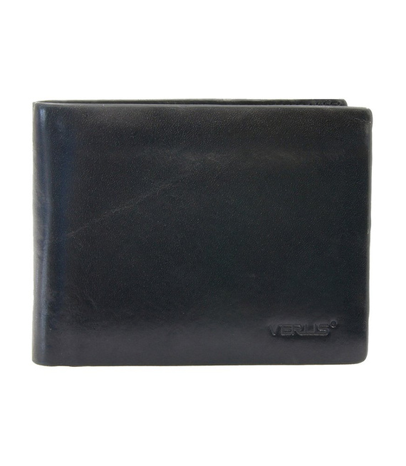 Portfel skórzany VERUS Milano 91 Czarny