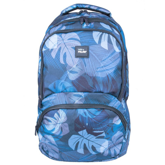 Zestaw szkolny Milan Botanic - plecak duży 25L i piórnik owalny