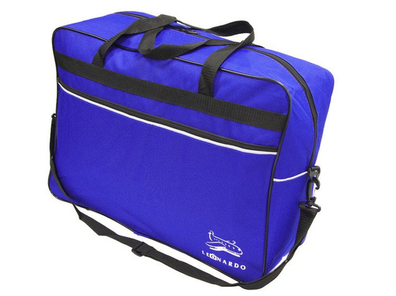 Torba bagaż podręczny Ryanair 55x40x20 Leonardo Niebieska
