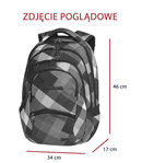 Zestaw szkolny Coolpack Chevron Stripes - plecak College i piórnik Clever