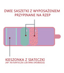 Multipiórnik teczuszka z wyposażeniem Milan Mimo różowy 08831MIP