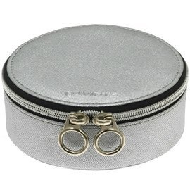 Etui na biżuterię okrągłe Davidt's 329.001.12 Srebrne