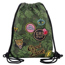 Worek sportowy CoolPack Sprint Badges Girls Green 50496CP nr B73157