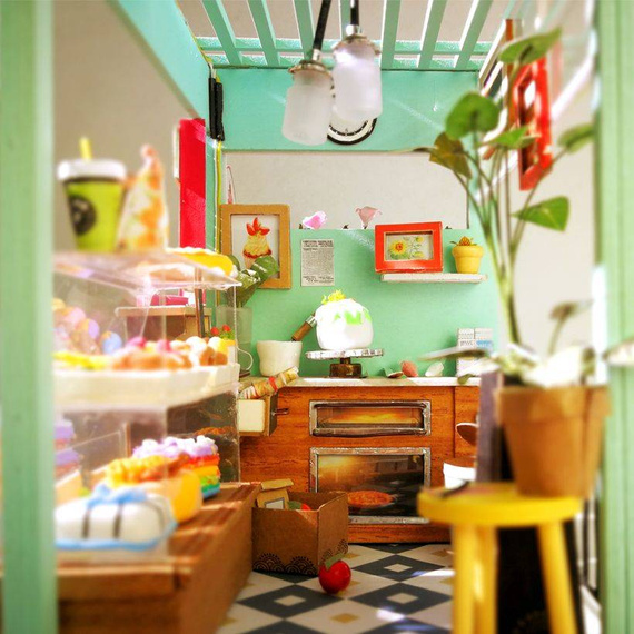 Zestaw modelarski – Room box – ICE CREAM STATION Colorino Kids 37251PTR