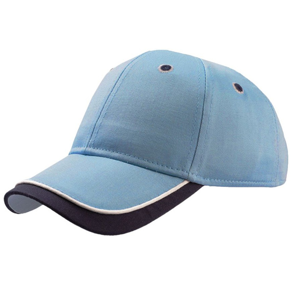 Czapka z daszkiem bejsbolówka KID STAR LIGHT BLUE-NAVY