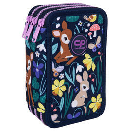 Piórnik szkolny potrójny z wyposażeniem CoolPack Jumper 3 Oh My Deer F067664