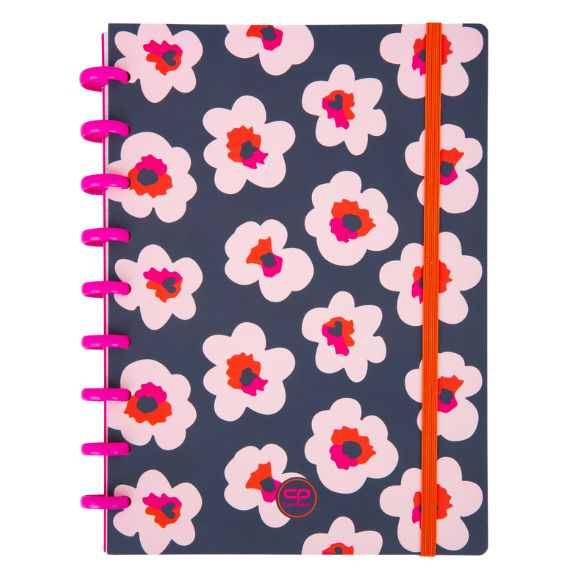 Kołozeszyt B5 z gumką Coolpack Flores Nina 97622PTR