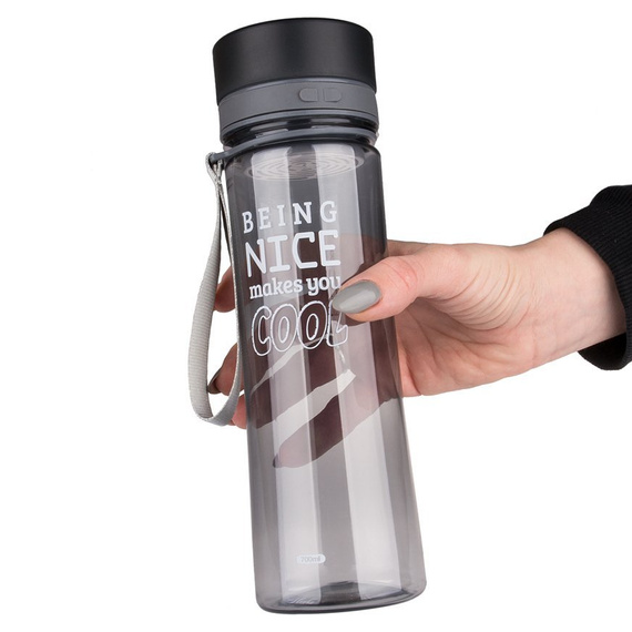 Water bottle Active Sport 700 ml grey 70425 