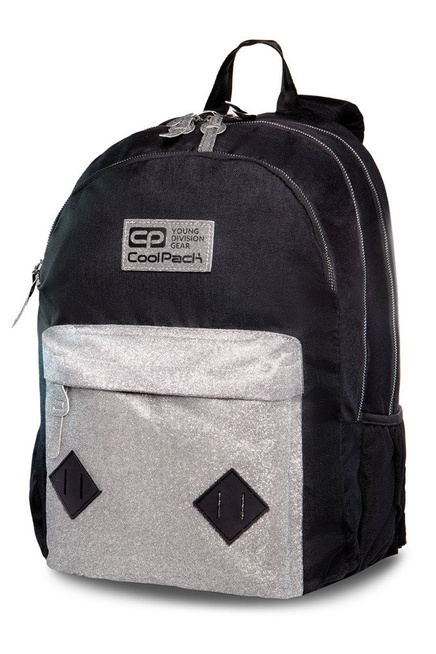 Młodzieżowy Plecak szkolny Coolpack Hippie Silver Glitter 22325CP B33082