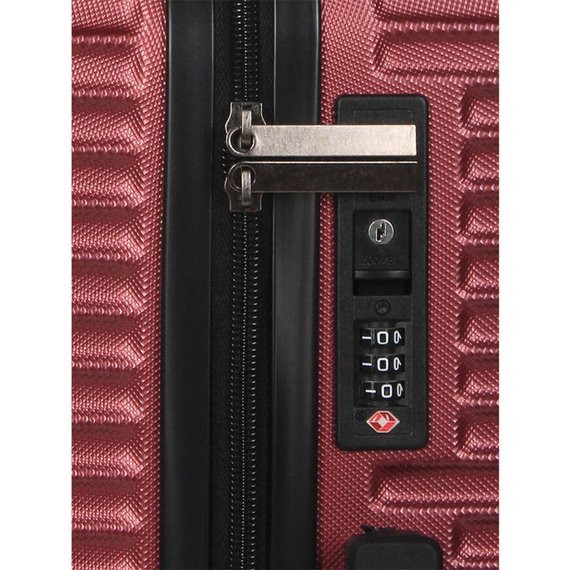 Walizka AVIATOR Średnia Davidt's 268.572.02 Bordowa