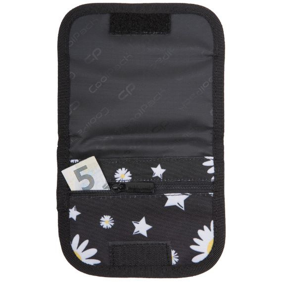 Portfel na szyję Coolpack Nill Daisy Black F134817