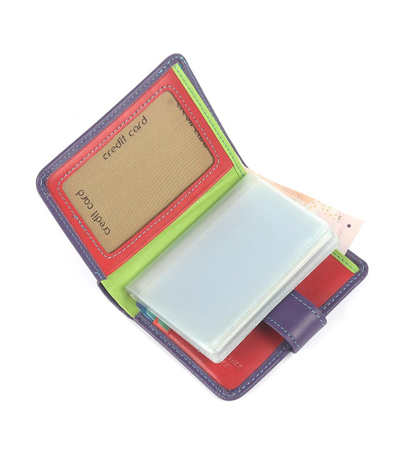 Portfel banknotówka damska Centro Pelle ML-8376 Fioletowa