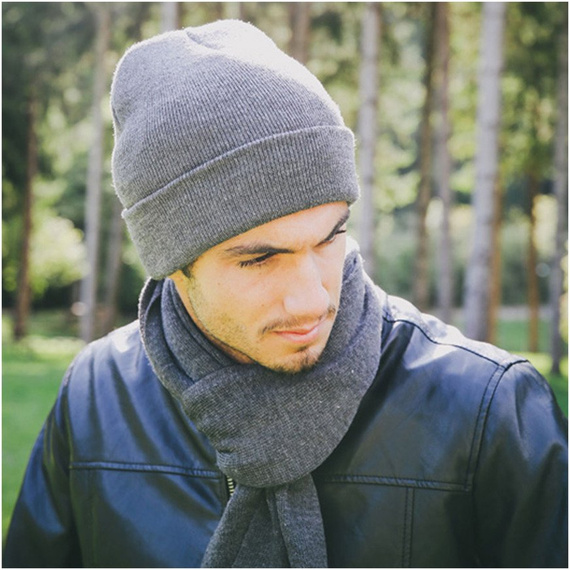Czapka Atlantis beanie WIND musztardowa