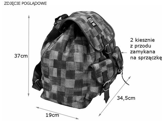 Plecak miejski Black Horse Kaukaz nr 114