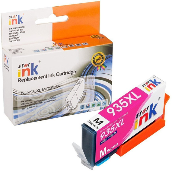 Zestaw czterech tuszy atramentowych Starink zamienników do HP 935 XL (CMYK)