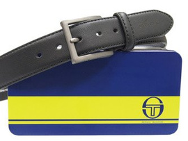 Pasek męski 110/125 Sergio Tacchini C2501804100 Nero Czarny