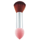 Pędzel do makijażu, pudru z gąbeczką blender pudrowy róż