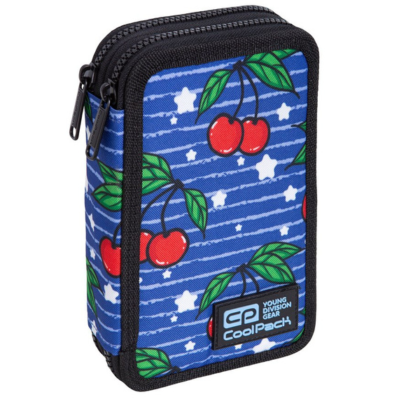 Piórnik szkolny podwójny z wyposażeniem CoolPack Jumper 2 Cherries 66152CP C66238